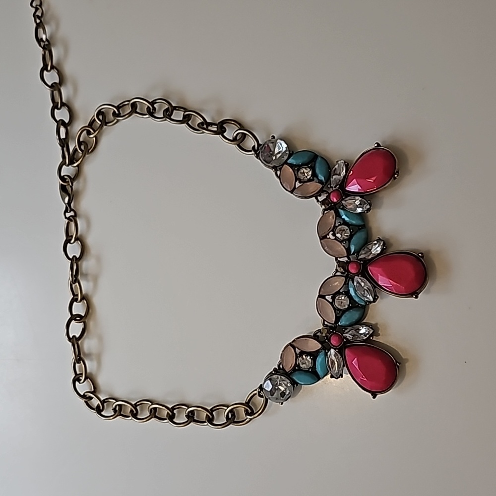 Multicolored vintage Y2K chunky necklace